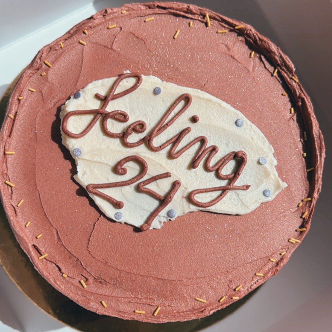 Cake con Dedicatoria