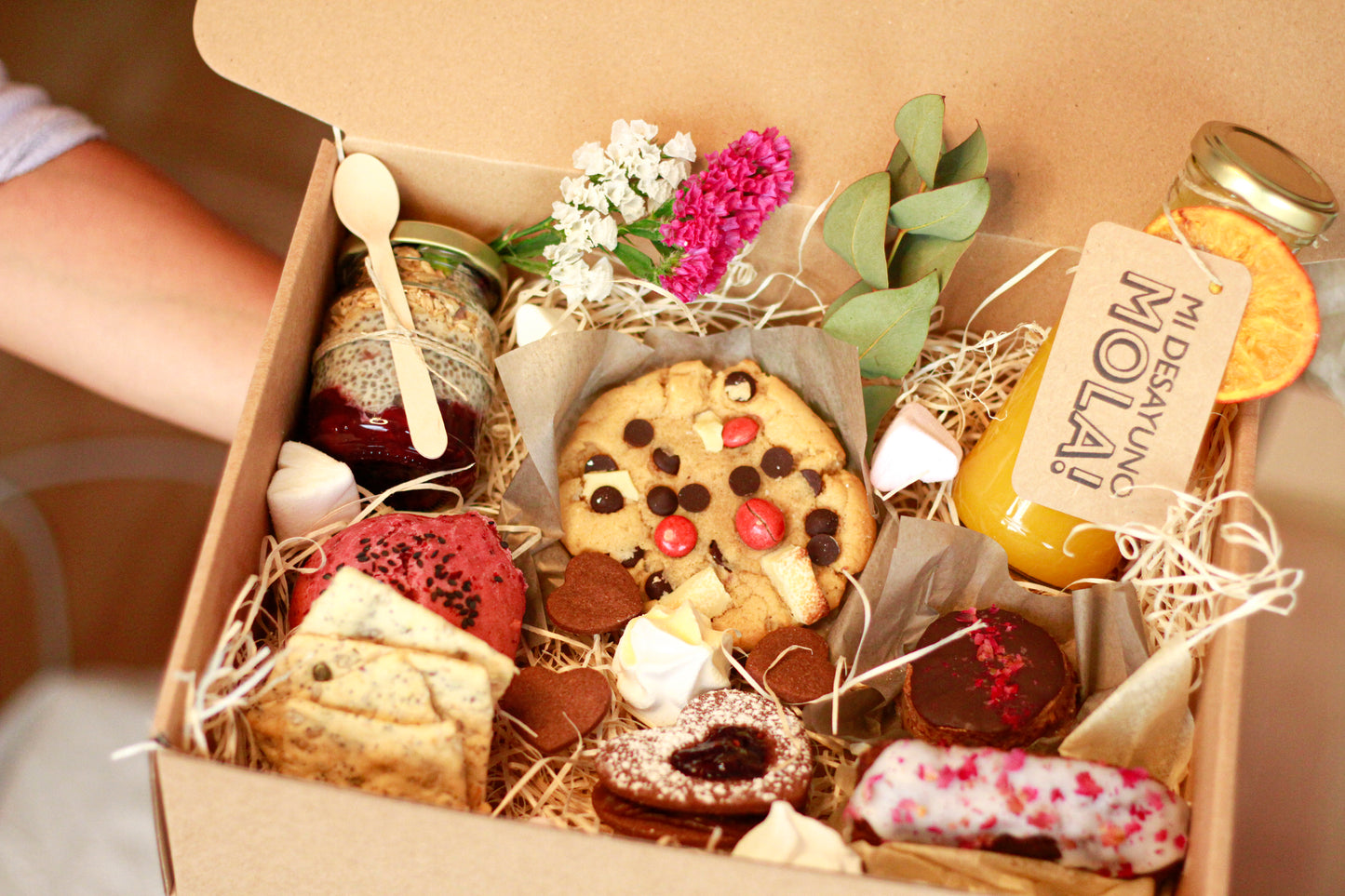 caja de desayuno san valentin