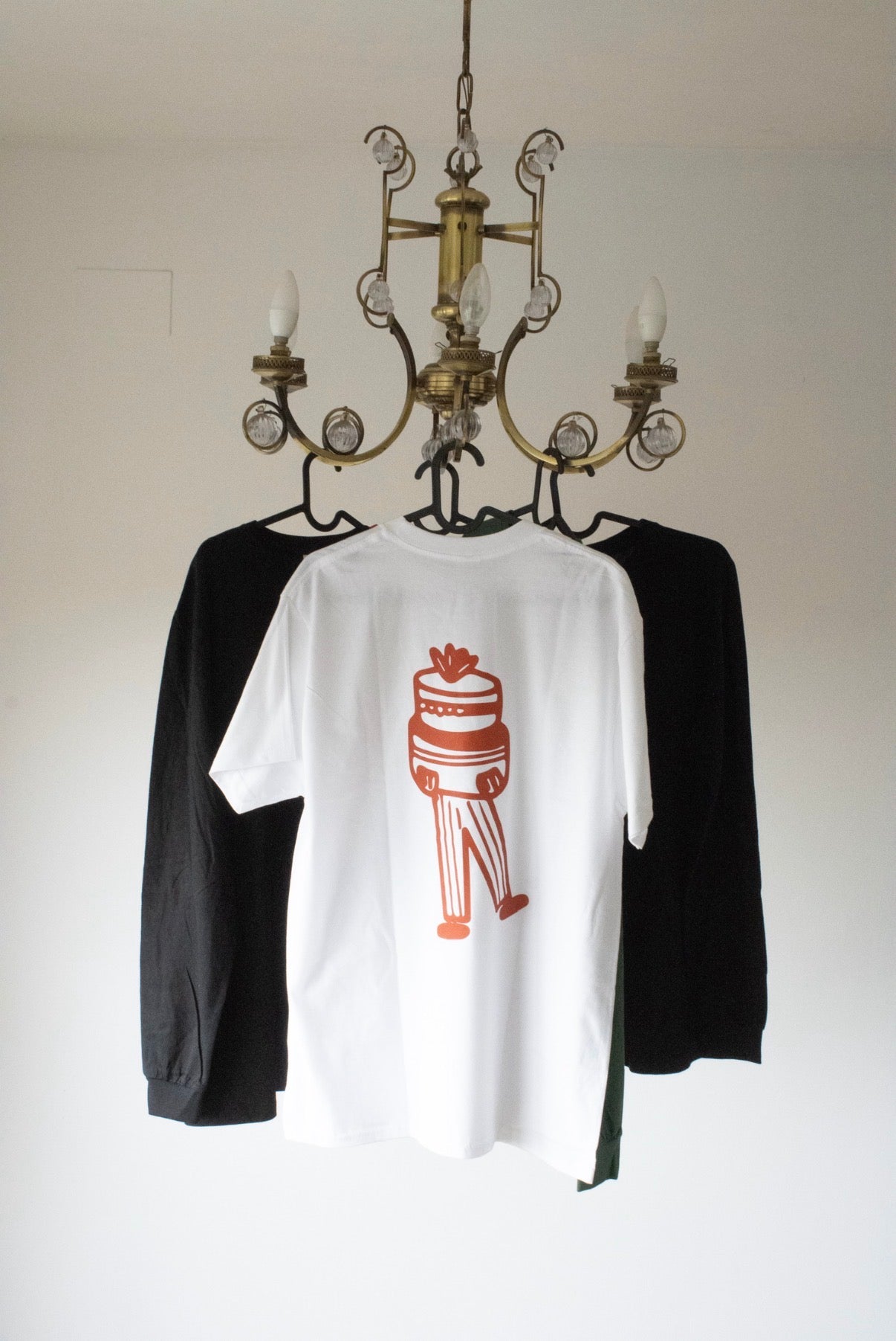 Camiseta blanca manga corta