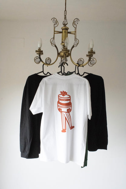 Camiseta blanca manga corta