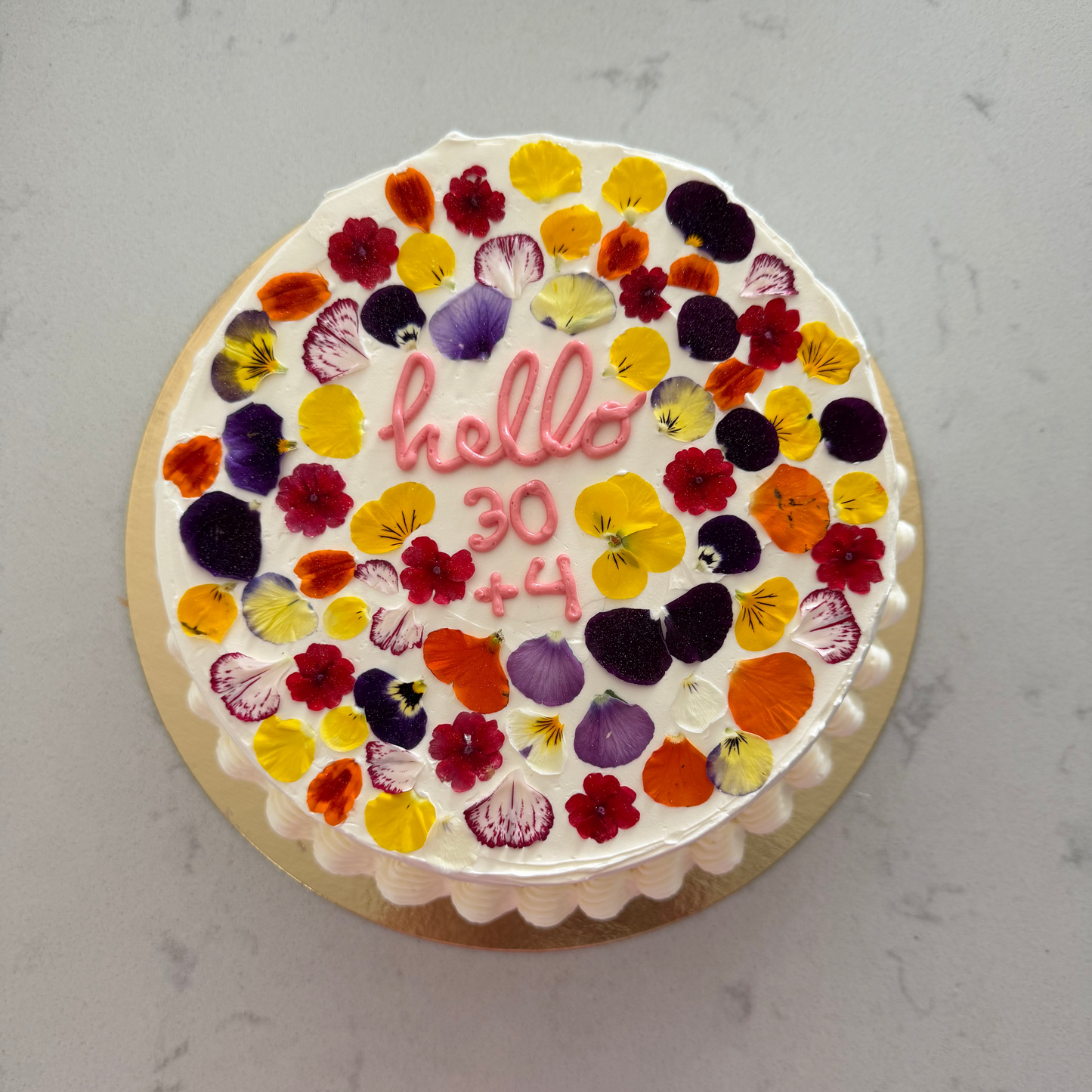 Pastel de Cumpleaños con Frase