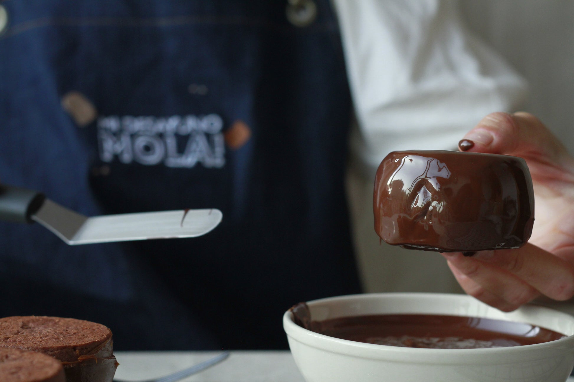 Alfajor chocolate negro