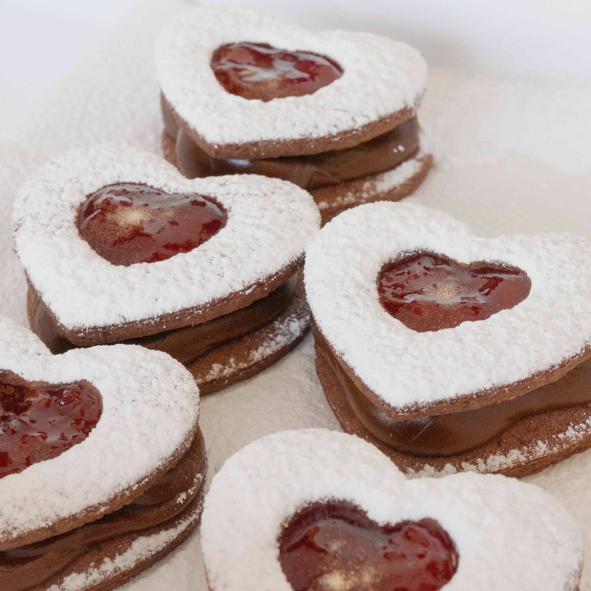 Alfajor frambuesa